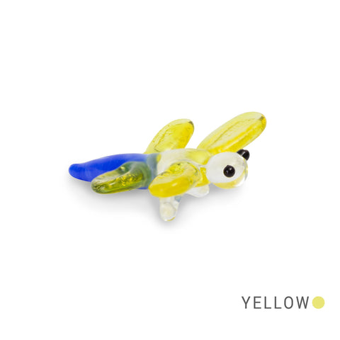 Dry the dragon fly (in Tynies Collector's Frame) Miniature glass figurines 